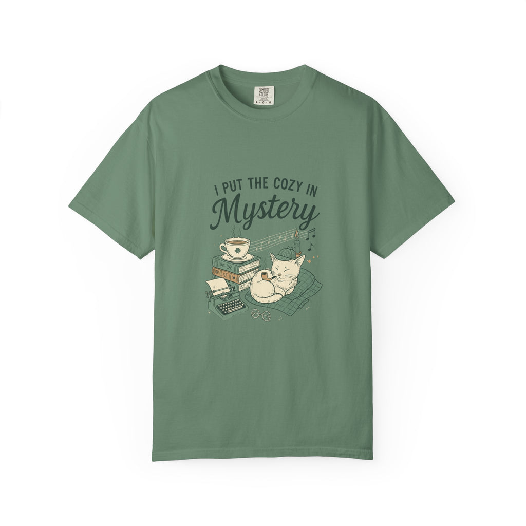 I Put the Cozy in Mystery - Unisex T-shirt