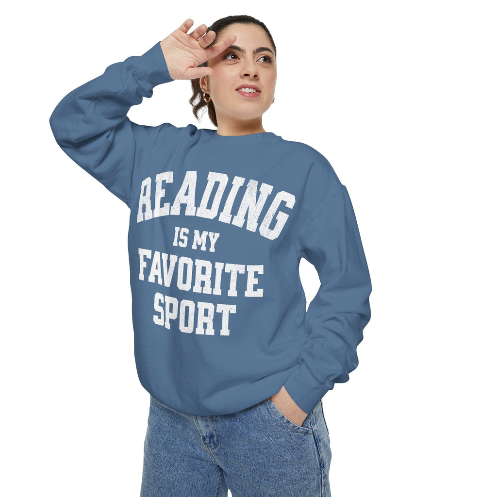 Reading Is My Favorite Sport Sweatshirt