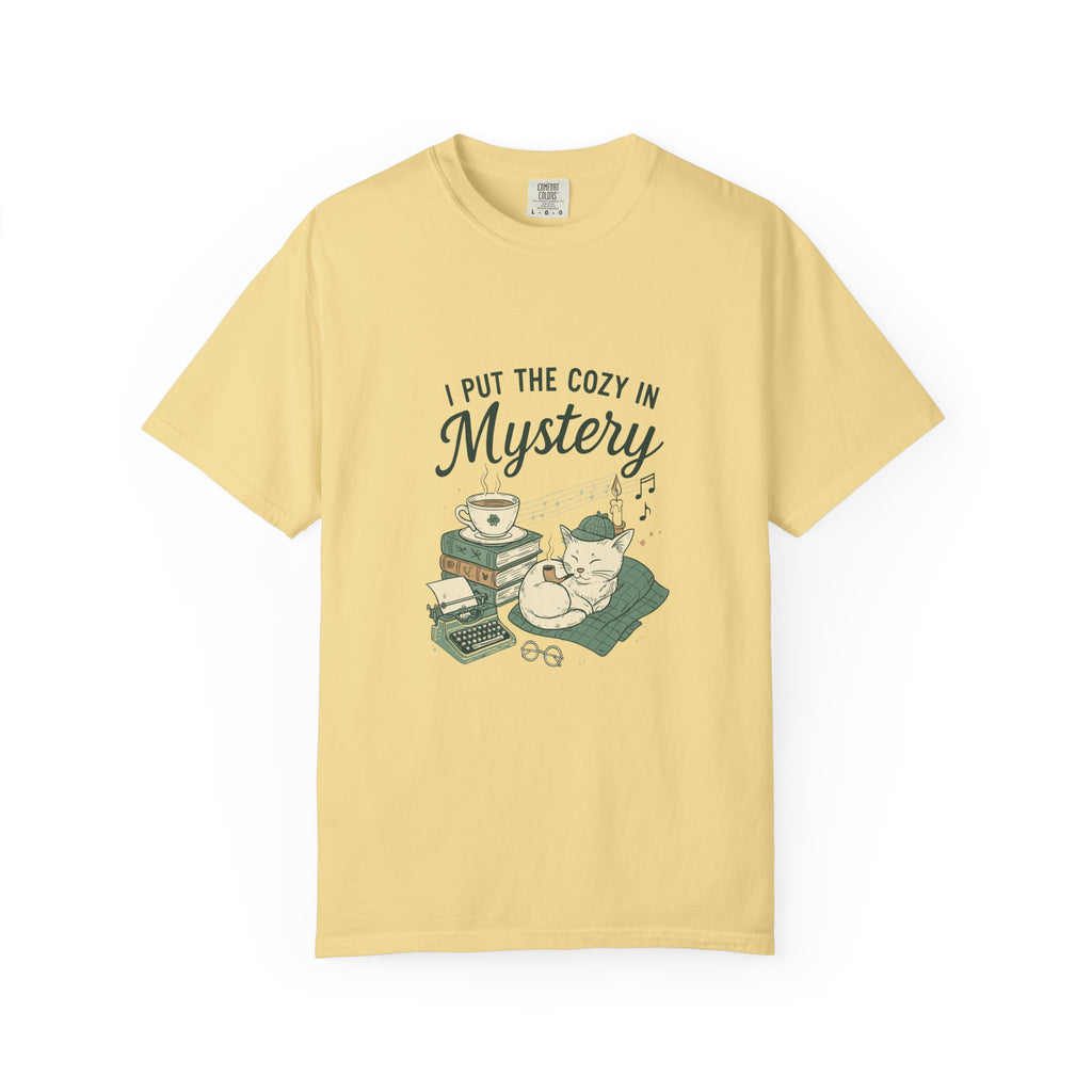 I Put the Cozy in Mystery - Unisex T-shirt